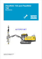 Atlas Copco FlexiROC T35 and FlexiROC T40 Maintenance Manual