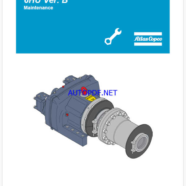 Atlas Copco Hydraulic Rotation Unit DHR 6HU Ver. B Maintenance Manual