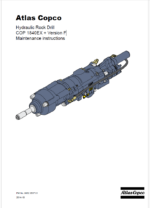 Atlas Copco Hydraulic Rock Drill COP 1840EX + Version F Maintenance Manual