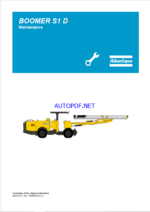 Atlas Copco BOOMER S1 D Maintenance Manual