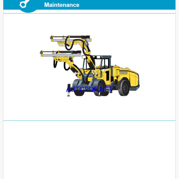 Atlas Copco Boomer M1 C, M2 C Mk 8 RCS5 BUT36 Maintenance Manual