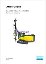 Atlas Copco PowerROC T30 and PowerROC T35 Maintenance Manual