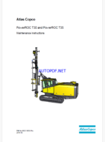 Atlas Copco PowerROC T30 and PowerROC T35 Maintenance Manual