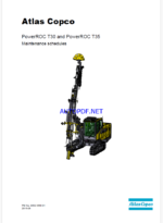 Atlas Copco PowerROC T30 and PowerROC T35 Maintenance Manual