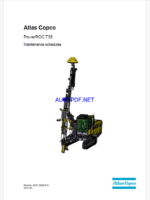 Atlas Copco PowerROC T35 Maintenance Manual