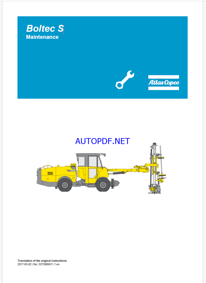 Atlas Copco Boltec S Maintenance Manual