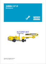 Atlas Copco SIMBA S7 D Maintenance Manual