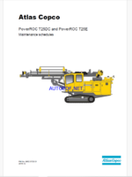 Atlas Copco PowerROC T25DC PowerROC T25E Maintenance Manual