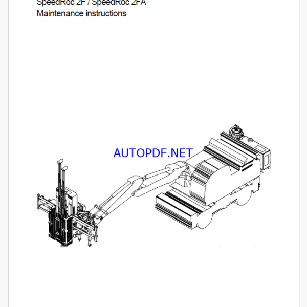 Atlas Copco SpeedRoc 2F / SpeedRoc 2FA Maintenance Manual