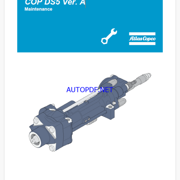 Atlas Copco Hydraulic Rock Drill COP DS5 Ver. A Maintenance Manual