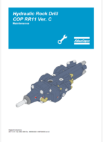 Atlas Copco Hydraulic Rock Drill COP RR11 Ver. C Maintenance Manual