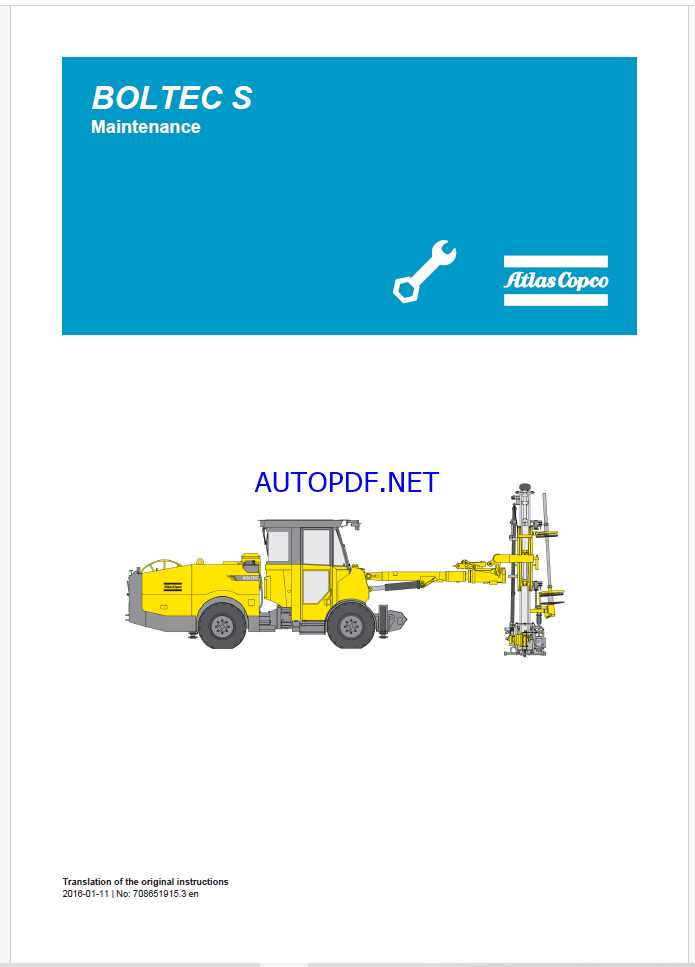 Atlas Copco BOLTEC S Maintenance Manual