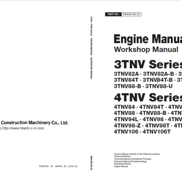 3TN, V4TNV Series Engine Manual (Workshop Manual)