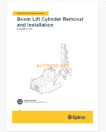 Format: Pdf Language: English Size: 2.44 MB Pages: Delivery Method: Speed Download Link Brand: Epiroc Model: Boomer S10 J Type of Documents: Component removal and installation instruction