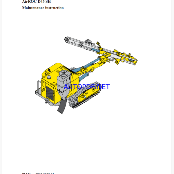 Atlas Copco AirROC D45 SH Maintenance Manual