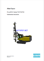 Atlas Copco PowerROC Series T35/T30/T25 Maintenance Manual