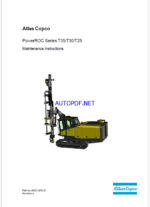 Atlas Copco PowerROC Series T35/T30/T25 Maintenance Manual