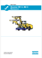 Atlas Copco Boomer M1 C, M2 C Maintenance Manual