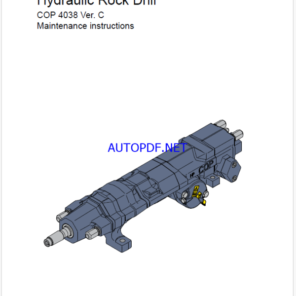 Atlas Copco BOOMER M1 C, M2 C Maintenance Manual