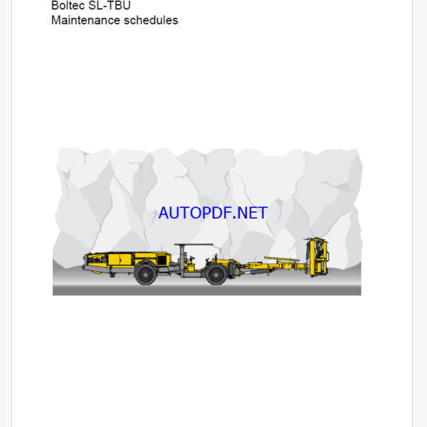 Atlas Copco Boltec SL-TBU Maintenance Manual