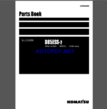 Komatsu D85ESS-2 Bulldozer Parts Book