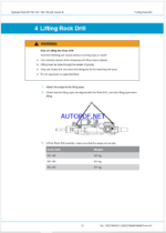 Atlas Copco Hydraulic Rock Drill RD 14S / RD 18S / RD 22S Ver. B Maintenance Manual