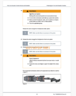 Epiroc Simba M6 C, Simba E7 C, Cabletec LC, Cabletec M, Cabletec E, Boomer M1 D, Boomer E2 C, Boltec E, Boltec M, Boltec EC Instructions Component Removal and Installation Instructions