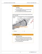 Epiroc Boltec EC, Boltec E, Boltec M, Cabletec LC, Cabletec E, Cabletec M Instructions Component Removal and Installation Instructions