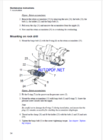 Atlas Copco Hydraulic Rock Drill COP 1840EX + Version F Maintenance Manual