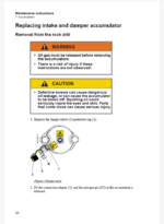 Atlas Copco Hydraulic Rock Drill COP 2550UX + Version F Maintenance Manual