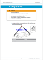 Atlas Copco HYDRAULIC ROCK DRILL COP MD 20 Ver. A Maintenance Manual