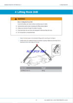 Atlas Copco Hydraulic Rock Drill COP MD20 Ver. A Maintenance Manual