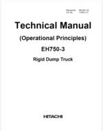 EH750-3 Rigid Dump Truck Technical manual (Operational Principle)