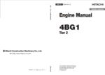 4BG1 Tier2 Engine Manual
