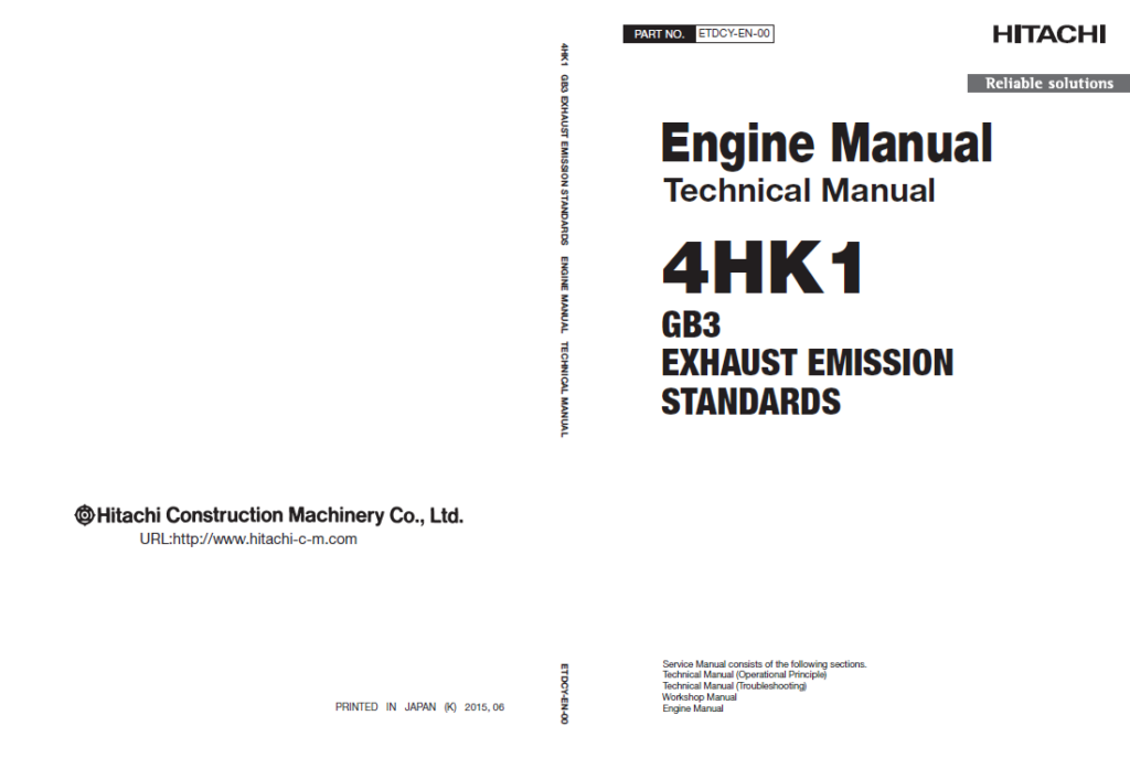 4HK1 GB3 EXHAUST EMISSION STANDARDS Engine Manual (Technical Manual)