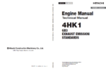 4HK1 GB3 EXHAUST EMISSION STANDARDS Engine Manual (Technical Manual)