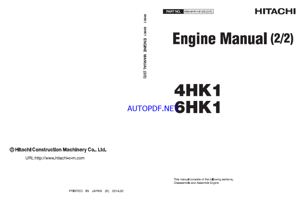 4HK1, 6HK1 Engine Manual