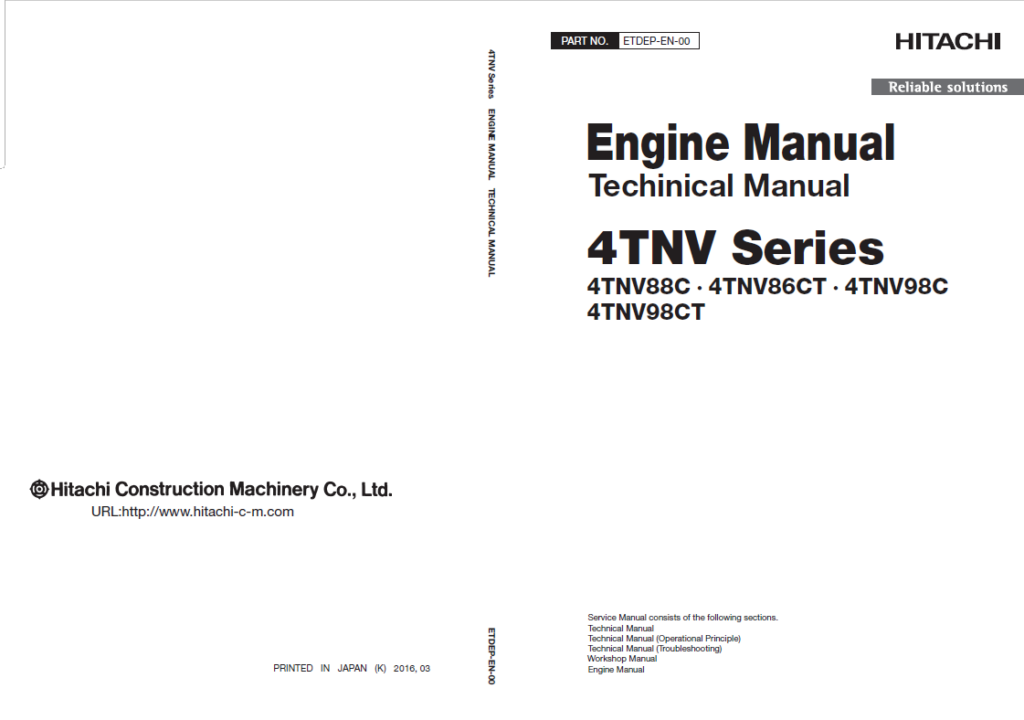 4TNV Series Engine Manual(Technical Manual)