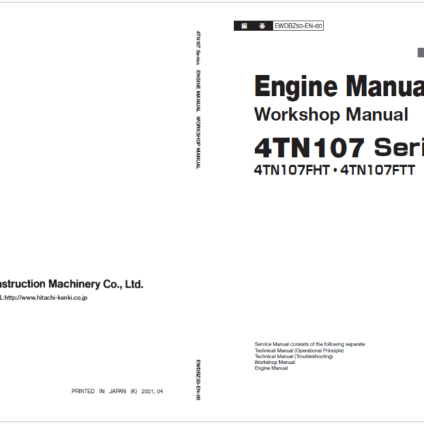 4TN107 Series Engine Manual (Workshop Manual)
