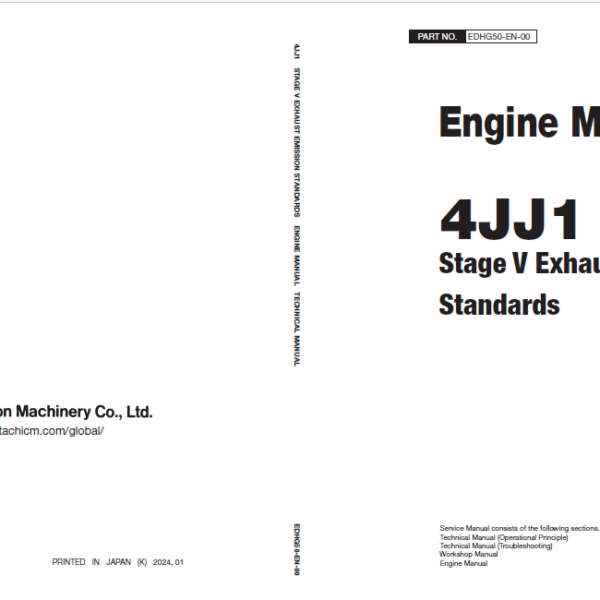 4JJ1 Stage V Exhaust Emission Standards Engine Manual