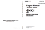 6HK1 GB3 EXHAUST EMISSION STANDARDS Engine Manual (Technical Manual)