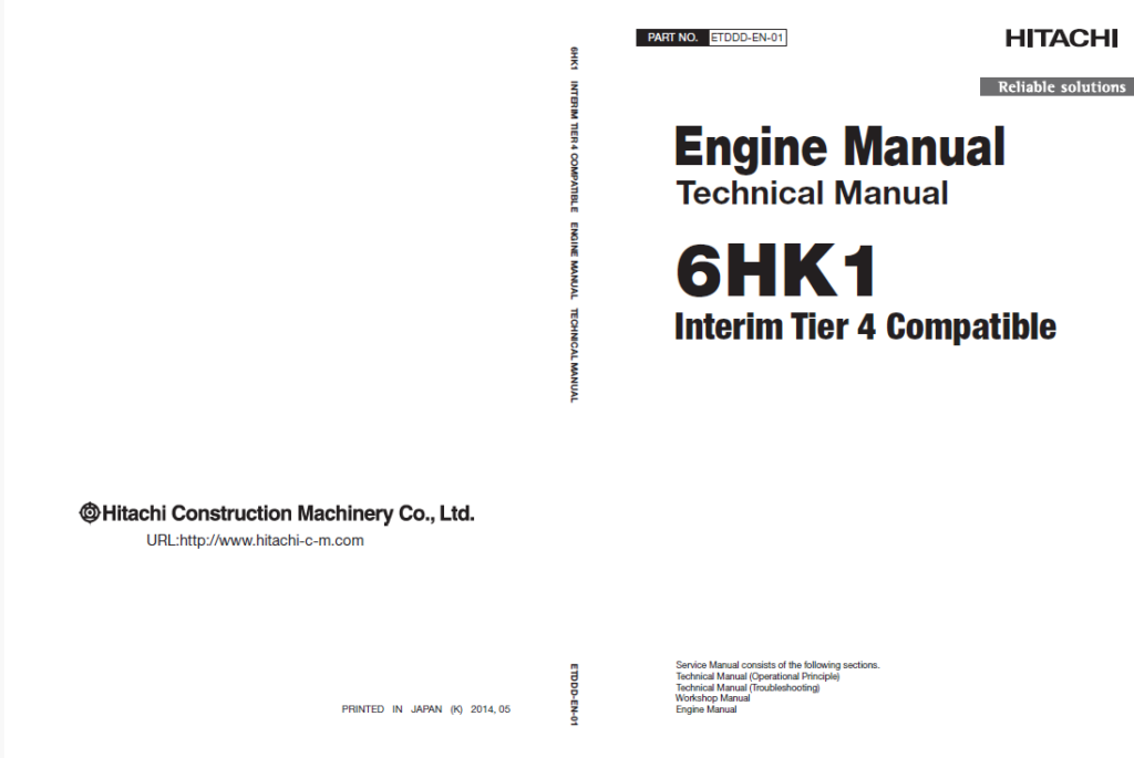 Hitachi 6HK1 Interim Tier 4 Compatible