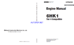 6HK1 Tier 4 Compatible Engine Manual (North America)