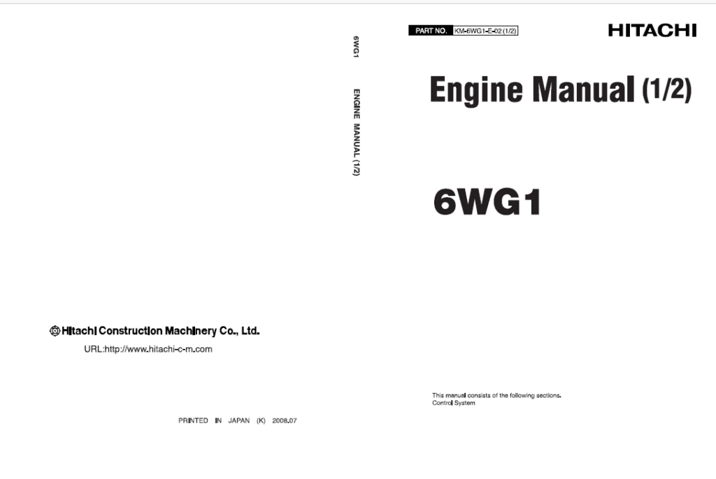 6WG1 Engine Manual