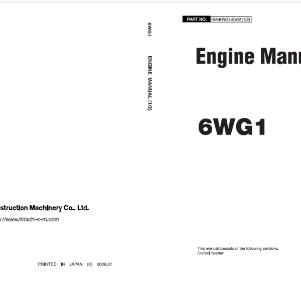 6WG1 Engine Manual