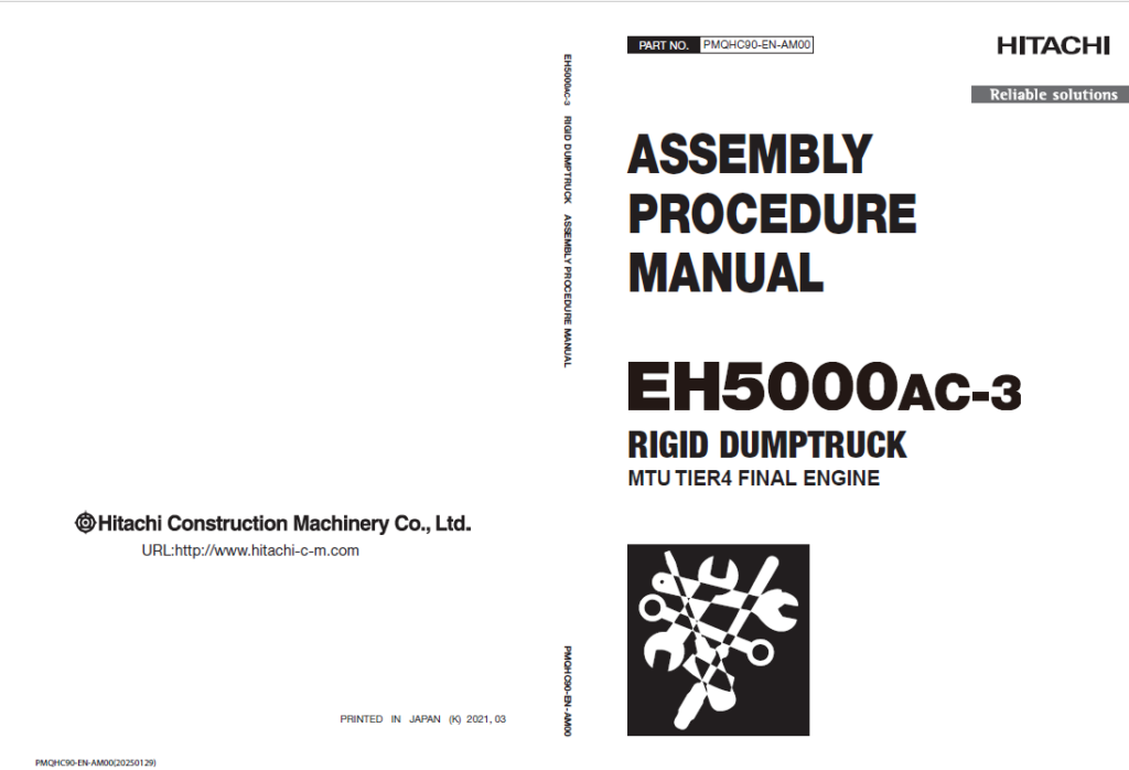 EH5000AC-3(T4F) ASSEMBLY PROCEDURE MANUAL