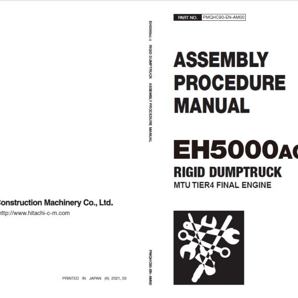 EH5000AC-3(T4F) ASSEMBLY PROCEDURE MANUAL