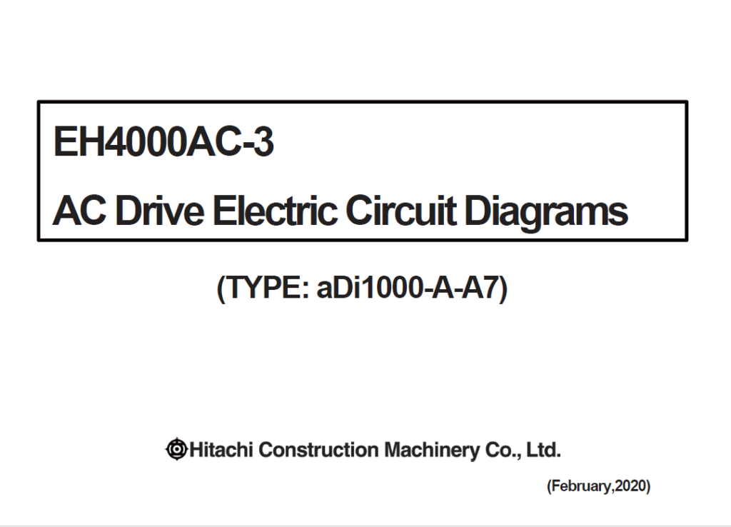 EH-AC-3 AC Drive Electric Circuit Diagrams