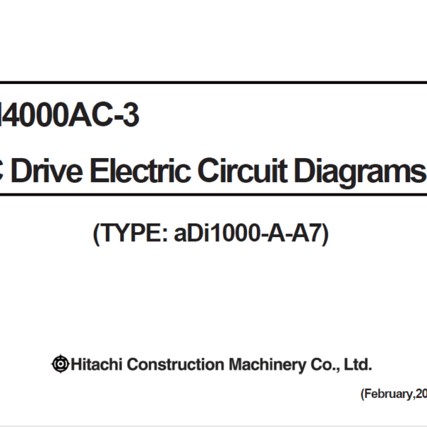 EH-AC-3 AC Drive Electric Circuit Diagrams