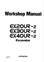 EX20UR-2,EX30UR-2,EX40UR-2 Workshop manual